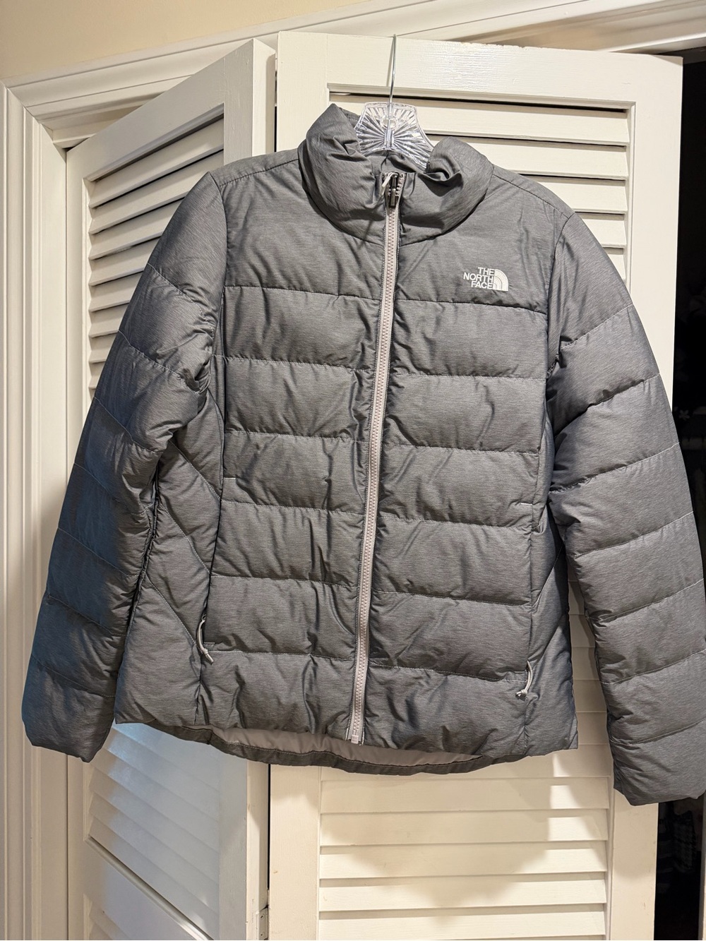 The North Face Gray Insulated Puffer Jacket